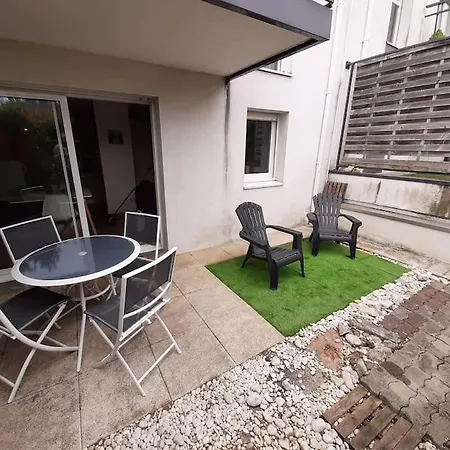 Concarneau - Beau Studio Chaleureux Avec Jardin Exterior photo