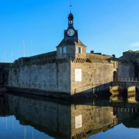Concarneau - Beau Studio Chaleureux Avec Jardin Exterior photo